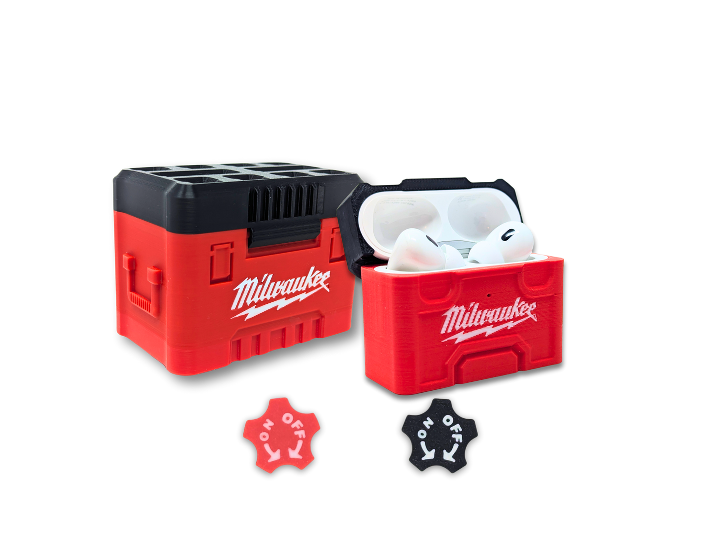 Milwaukee Business Card Holder + Airpod Case + Ratchet Switches